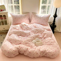 Axyaa Queen Size Strawberry Bedding Set: Duvet Cover, Bed Sheet, Pillowcase