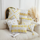 Axyaa Boho Cotton Throw Pillowcase Cojines Geometric Tassel Cushion Cover