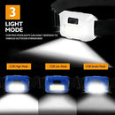 Axya COB Headlamp: Waterproof Mini LED Headlight for Camping & Hiking