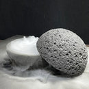 Black Quartz Stone Planet Bowl by Axyaa: Volcanic Stone Tableware for Molecular Cuisine