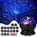 Axyaa Nebula Star Projector Night Light - 12 Color Changing LED, USB Cable