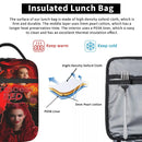 Axyaa Insulated Lunch Bag: Leakproof Red Thermal Bento Box for Men & Women