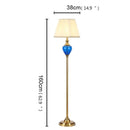 Axyaa Modern LED Dimmer Floor Lamps | Ceramic Decorative Design for Living Room