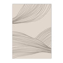 Beige Line Minimalist Canvas Painting Bohemia Abstract Posters by Axyaa