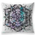 Axyaa Bohemian Mandala Pillow Case - 45*45 cm - Linen Pillowcases