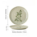 Axyaa Ceramic Shallow Dish: Western Pasta, Cake & Dessert Restaurant Arrangement