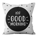 Axyaa Geometric Letters Print Sofa Cushion Cover Home Decor Party Bedding