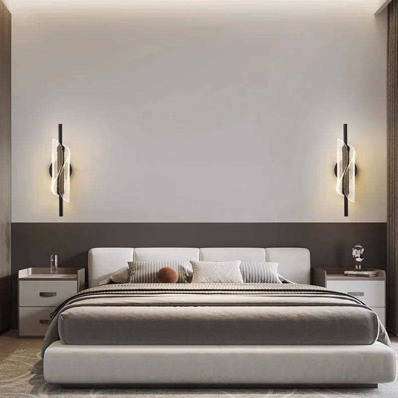 Axyaa Modern LED Wall Sconce Light Fixture for Bedroom and Living Room