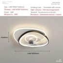 Modern LED Ceiling Lamp with Remote Control by Axyaa for Children's Bedroom, Living Room
