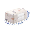 Axyaa Quilt Storage Bags Large Capacity Organizer for Clothes, Duvet, Blanket