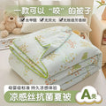Axyaa Cool Silk Summer Quilt - Antibacterial & Machine Washable