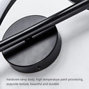 Axyaa LED Wall Lamp: Minimalist Nordic Bedroom Sconce, Black/White/Gold, Living Room Decor