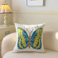 Axyaa Pastoral Flower Embroidery Pillowcase - Canvas Towel Sofa Cushion Cover