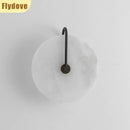 Axyaa Marble Circle Wall Lamp for Home Decor & Lighting Fixtures