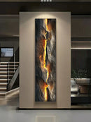 Axyaa Crystal Porcelain Mountain LED Wall Lamp for Home Decor