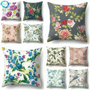 Axyaa Tree Flower Plant Landscape Print Pillow Cover 45X45CM