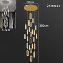 Axyaa LED Pendant Light Staircase Chandeliers Living Room Hanging Lamps