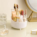 Axyaa 360° Rotating Cosmetic Organizer Shelf for Home Dresser and Desk