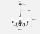 Axyaa Modern LED Chandelier Pendant Light for Indoor Dining Room Lighting