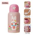 Axyaa Kids Cartoon Water Bottle - Stainless Steel Vacuum Flask