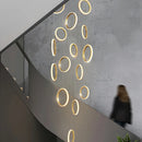 Axyaa Nordic Luxury LED Chandelier for Dining Room, Living Room, and Stairs