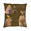 Axyaa Capybara Home Cushion Cover - Nordic Throw Pillow Cover