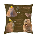 Axyaa Capybara Home Cushion Cover - Nordic Throw Pillow Cover