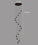 Axyaa Modern LED Ceiling Chandelier for Bedroom and Dining Room