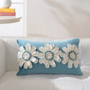 Axyaa 3D Sunflower Velvet Cushion Cover 30x50cm Home Decor Sofa Bed-Living Room