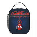 Axyaa Spider Man Lunch Bag - Insulated Portable Thermal Cooler for Work