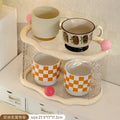 Axyaa 2 Tier Cup Holder & Organizer Tray - Kitchen Mug Storage Rack