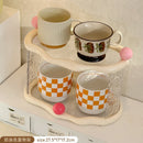 Axyaa 2 Tier Cup Holder & Organizer Tray - Kitchen Mug Storage Rack