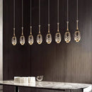 Axyaa Modern LED Chandelier Ceiling Lamp for Living Room Dining Indoor Lighting