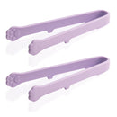 Axyaa 5.71inch Mini Silicone Serving Tongs for Kitchen, Coffee Bar, Tea Party