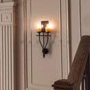 Axyaa Marble Carved Vintage Country Wall Lamp Living Room Bedroom LED Sconce