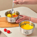 Axyaa Stainless Steel Steamed Egg Bowl Set - Stackable Rice Bowl & Stew Container