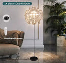 Axyaa Italian-Designed Remote Control Dimmable Floor Lamp for Hotel Ambiance