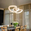 Axyaa Marble Chandelier: Spanish Marble Pendant Lights for Kitchen, Living Room, Loft