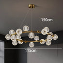 Axyaa Acrylic Magic Bean LED Pendant Light for Modern Home, Dining Room, and Living Room