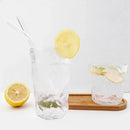 Axyaa Glass Straw Set: Reusable Straws for Smoothies & Cocktails