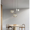 Axyaa Glass Ball Pendant Lamp: Retro Style for Restaurant, Coffee Bar, Shop.