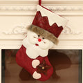 Axyaa Christmas Tree Hanging Gift Bag Santa Snowman Deer Socks