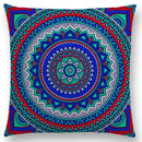 Axyaa Boho Rainbow Mandala Pillow Case Sun Moon Flowers Dream Fantasy Cover