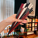 Axyaa Alloy Chopsticks Set for Tomatoes on Sticks, Anti-Slip Sushi, Holiday Parties