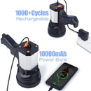 Axya Rechargeable LED Searchlight: Powerful Spotlight Flashlight for Work, Camping, and Waterproof Outdoor Use