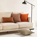 Axyaa Hounds tooth Square Cushion Cover 45x45cm in Orange Green Blue Black