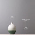 Axyaa Green Gradient Ceramic Vase for Stylish Living Room Decor