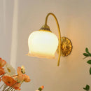 Axyaa Copper Cream Lily Of The Valley Wall Lamp for Bedroom and Living Room