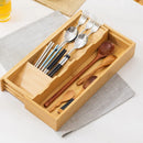 Axyaa Bamboo Tableware Storage Box