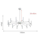 Axyaa Chandelier Pendant Lights for Dining Room Ceiling Fixture Indoor Home Decor Lamp